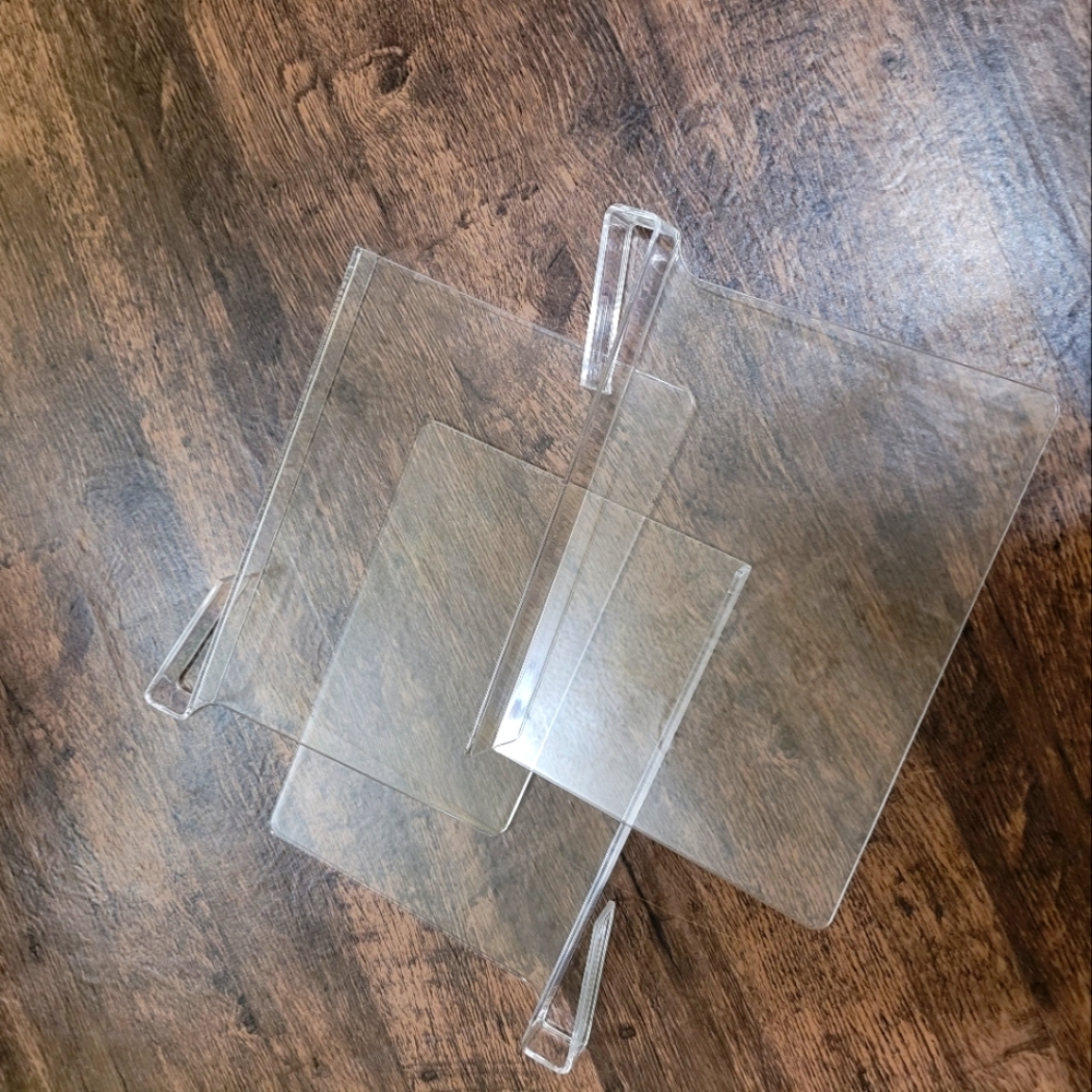 3PC Acrylic Closet Organizer Shelf Dividers